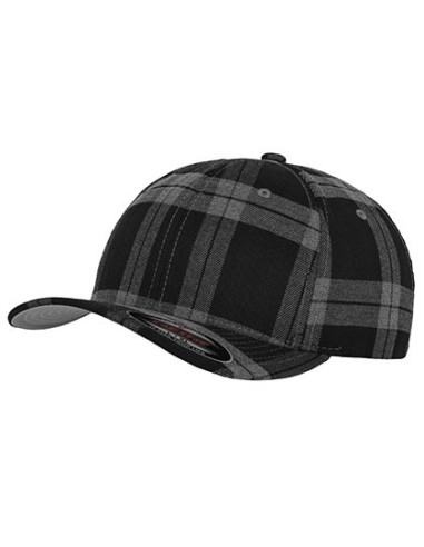 F-6197-Flexfit Tartan Plaid Cap